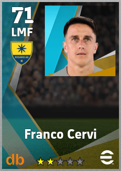 Franco Cervi eFootball player card