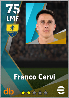 Franco Cervi — LMF, OVR 75, MAX 75