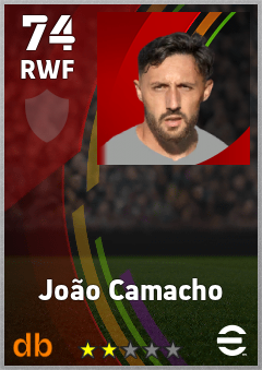João Camacho — RWF, OVR 74, MAX 74