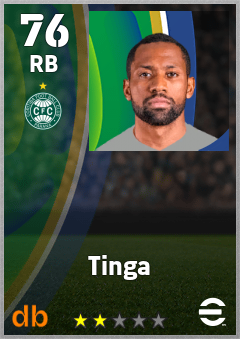 Tinga — RB, OVR 76, MAX 76