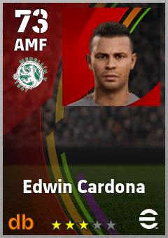Edwin Cardona — AMF, OVR 73, MAX 73