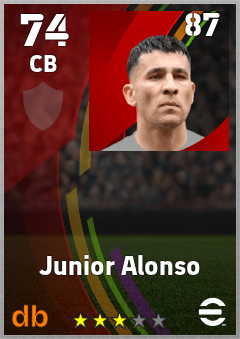 Junior Alonso eFootball player card