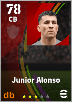 Junior Alonso — CB, OVR 78, MAX 87