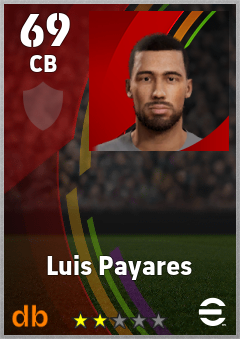 Luis Payares eFootball player card