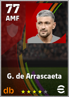 G. de Arrascaeta eFootball player card