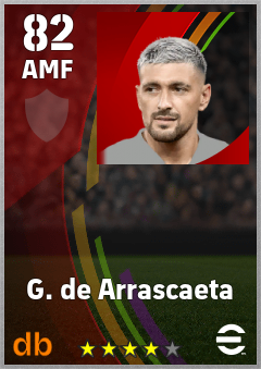 G. de Arrascaeta eFootball player card