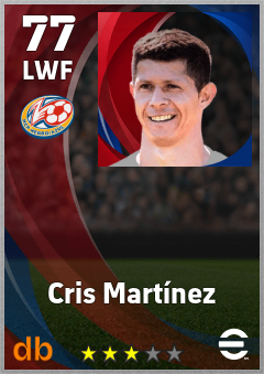 Cris Martínez eFootball player card