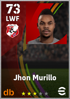 Jhon Murillo eFootball player card