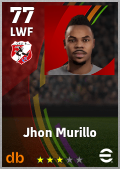 Jhon Murillo eFootball player card
