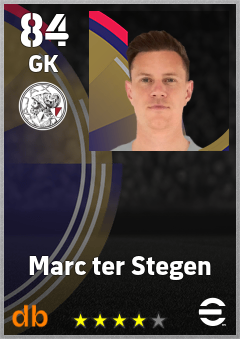 Marc ter Stegen — GK, OVR 84, MAX 91