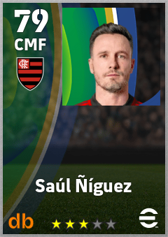 Saúl Ñíguez — CMF, OVR 79, MAX 79