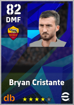 Bryan Cristante — DMF, OVR 82, MAX 90