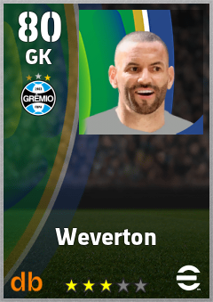 Weverton — GK, OVR 80, MAX 80