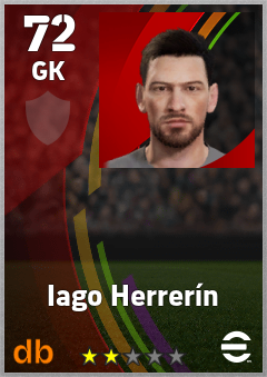 Iago Herrerín eFootball player card