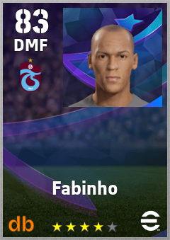 Fabinho — DMF, OVR 83, MAX 83