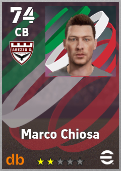 Marco Chiosa — CB, OVR 74, MAX 74