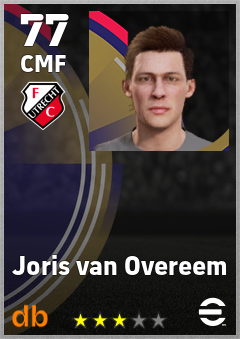 Joris van Overeem — CMF, OVR 77, MAX 77
