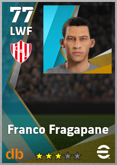 Franco Fragapane eFootball player card