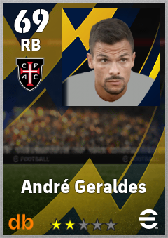 André Geraldes — RB, OVR 69, MAX 69