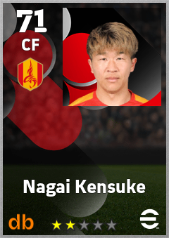 Nagai Kensuke eFootball player card