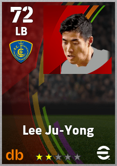 Lee Ju-Yong — LB, OVR 72, MAX 72