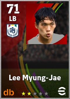 Lee Myung-Jae — LB, OVR 71, MAX 71