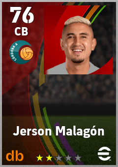 Jerson Malagón eFootball player card