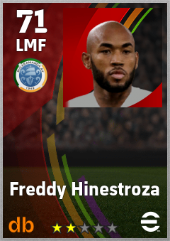 Freddy Hinestroza — LMF, OVR 71, MAX 71
