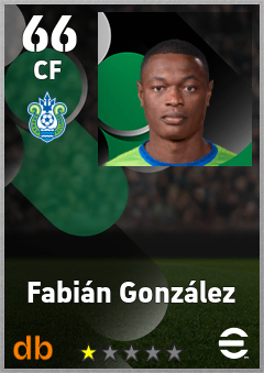 Fabián González eFootball player card