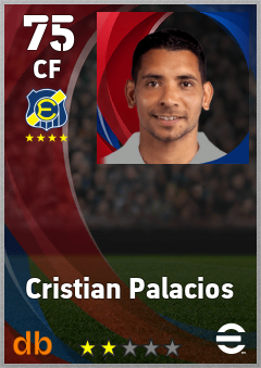 Cristian Palacios — CF, OVR 75, MAX 75