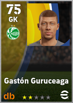 Gastón Guruceaga — GK, OVR 75, MAX 75