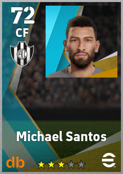 Michael Santos — CF, OVR 72, MAX 72