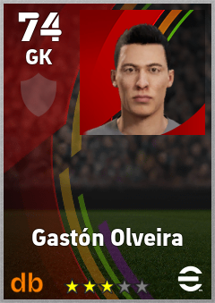 Gastón Olveira eFootball player card