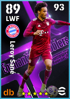 Leroy Sané eFootball player card