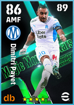 Dimitri Payet — AMF, OVR 86, MAX 89