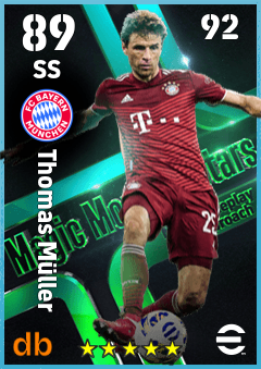 Thomas Müller — SS, OVR 89, MAX 92