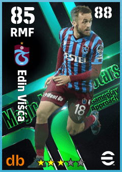Edin Višća — RMF, OVR 85, MAX 88