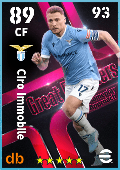 Ciro Immobile — CF, OVR 89, MAX 93