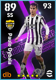 Paulo Dybala — SS, OVR 89, MAX 93
