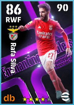 Rafa Silva — RWF, OVR 86, MAX 90