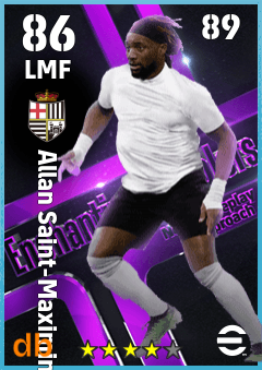 Allan Saint-Maximin — LMF, OVR 86, MAX 89