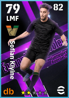 Sofian Kiyine — LMF, OVR 79, MAX 82