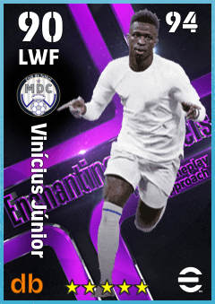 Vinícius Júnior — LWF, OVR 90, MAX 94