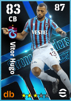 Vitor Hugo — CB, OVR 83, MAX 87