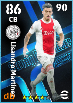 Lisandro Martínez eFootball player card