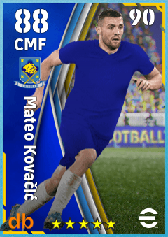 Mateo Kovačić — CMF, OVR 88, MAX 90