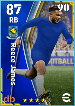 Reece James — RB, OVR 87, MAX 90