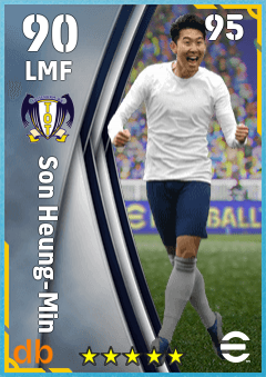 Son Heung-Min — LMF, OVR 90, MAX 95