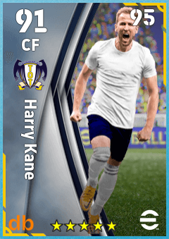 Harry Kane — CF, OVR 91, MAX 95