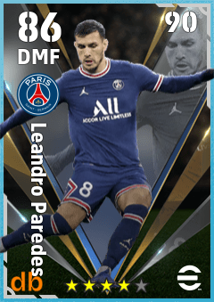 Leandro Paredes — DMF, OVR 86, MAX 90